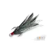 Delphin B!RD Hook TRIPLE / 3 Stk. schwarze Federn #4