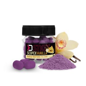 Delphin D SNAX WAFT Köder 10x7mm/20g Scopex-vanilla wafters