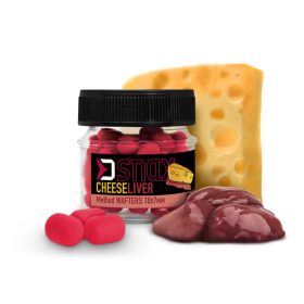 Delphin D SNAX WAFT Köder 10x7mm/20g Käse - Leber wafters