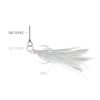 Delphin Bait Spike Stachel für Gummifische - L 30mm 10Stk