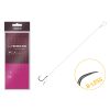 Delphin FLR D-Rig 8cm 0,22mm Größe 8 mit Öhr, widerhakenloser vorgebundener Haken mit Bait Spike 6 Stück
