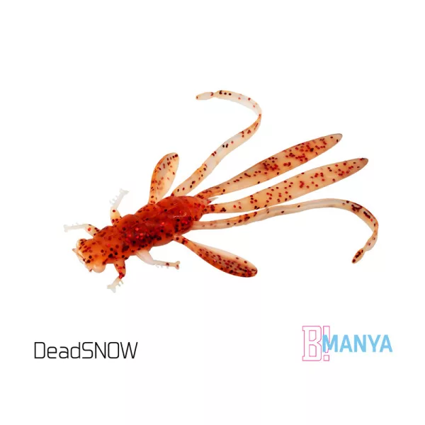 Delphin Manya UVs Nymphe - DeadSnow 10,5cm Plastik Köder 5 Stück