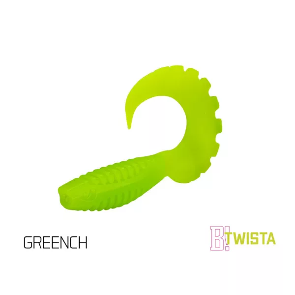 Delphin Twista UVs - Greench 8cm Gummiköder 5 Stk.