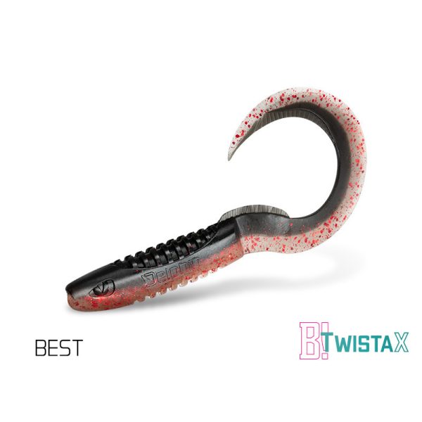 Delphin TwistaX Eeltail UVs - Best 15cm Gummiköder 5 Stk.