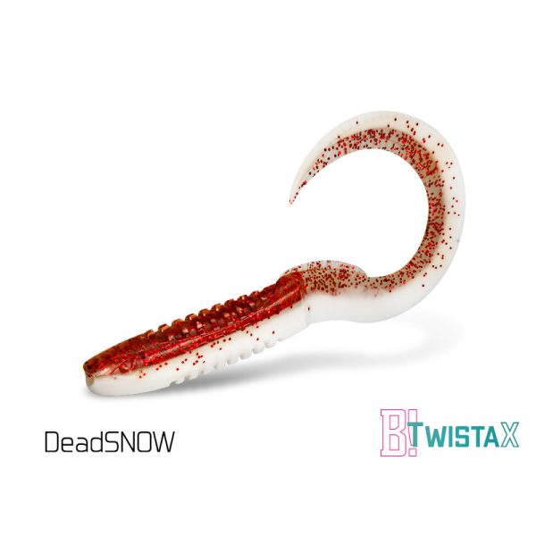 Delphin TwistaX Eeltail UVs - DeadSnow 15cm Kunststoffköder 5 Stk.
