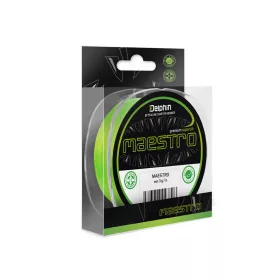   Delphin Maestro Fluo Grün 0,11mm 150m Geflochtene Hauptschnur