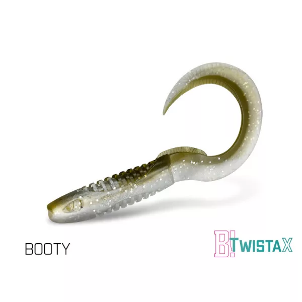 Delphin TwistaX Eeltail UVs - Booty 6cm Kunststoffköder 5 Stk.