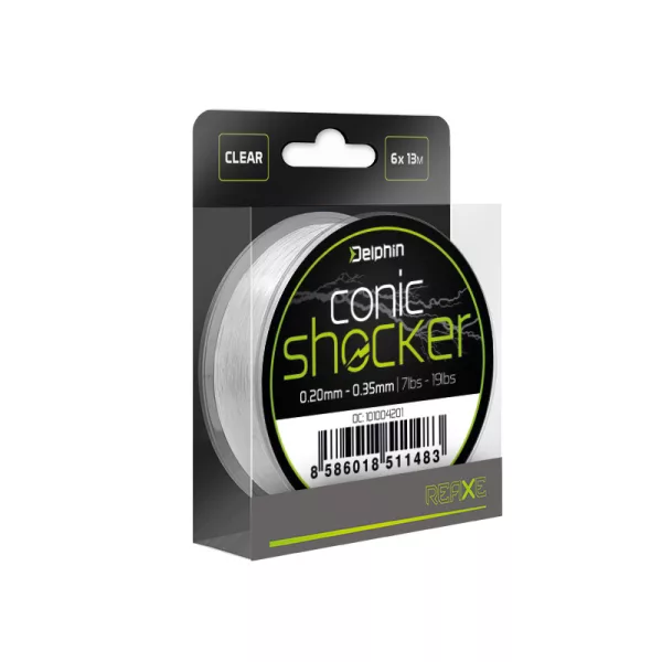 Delphin Konisches Vorfach Conic Shocker Reaxe 6x13m 0,20mm-0,35mm