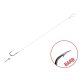 Delphin FLR Sting 8cm 0,22mm Größe 10 mit Öhr, vorgebundener Haken mit Widerhaken und Bait Spike 6 Stück