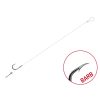 Delphin FLR Sting 12cm 0,22mm Größe 10 mit Öhr, vorgebundener Haken mit Widerhaken und Bait Spike 6 Stück