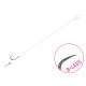 Delphin FLR Sting 12cm 0,22mm Größe 10 mit Öhr, widerhakenloser vorgebundener Haken mit Bait Spike 6 Stück