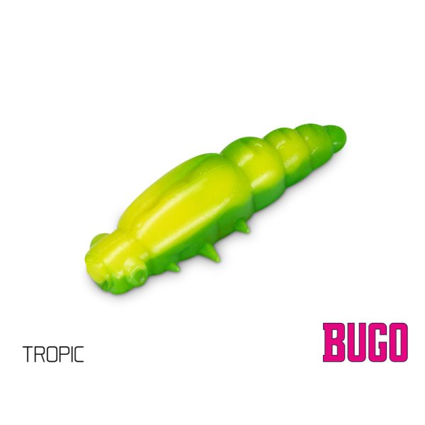 Delphin Bugo Käse 4cm 15 Stk. Tropic Plastik-Köder
