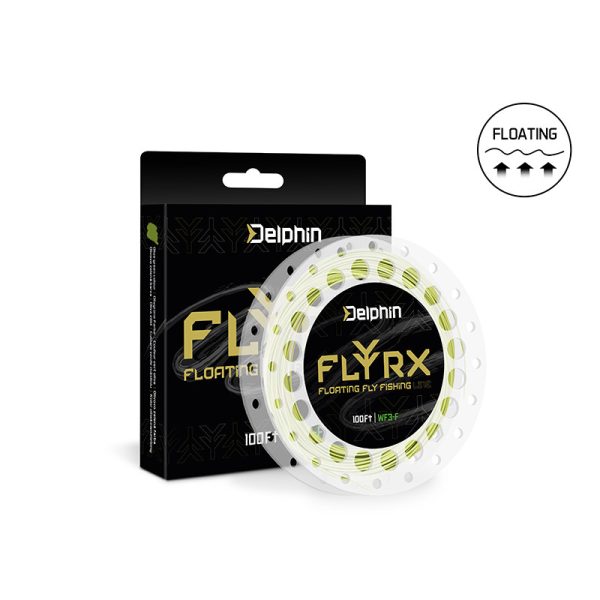 Delphin FLYRX WF4-F 100FT Geflochtene Fliegenschnur