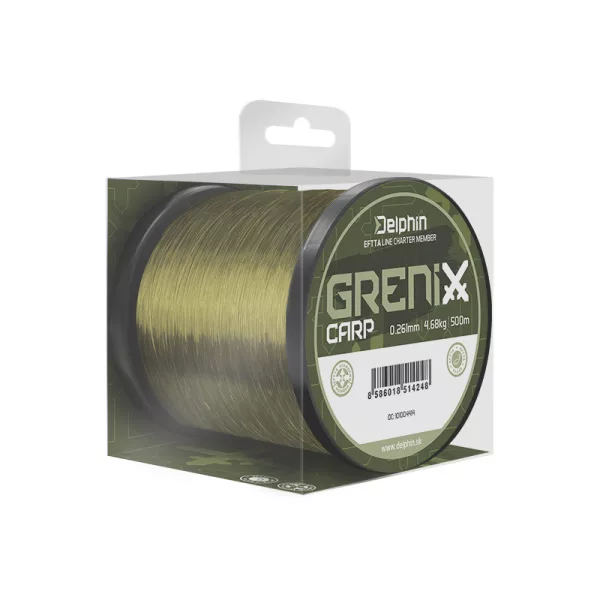 Delphin Grenix Carp Grün 0,309mm 1000m Monofile Hauptschnur
