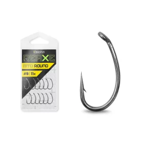   Delphin Reaxe MTD Round Öhr, Widerhaken Feeder Haken #12 11Stk