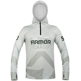 Delphin UV Armor 50+ Olive Kapuzen-Langarmshirt 3XL