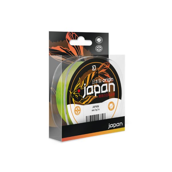 Delphin Japan Origin 0,181mm 200m Fluo Gelb Monofile Hauptschnur