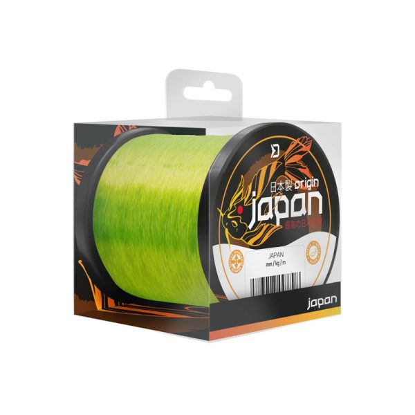 Delphin Japan Origin 0,261mm 300m Fluo Gelb Monofile Hauptschnur