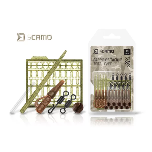 Delphin sCamo Total Carp Karpfen-Vorfach-Set 10Stk