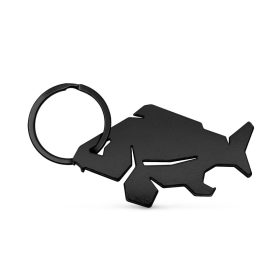 Delphin Carpener Schwarz Flaschenöffner Schlüsselanhänger