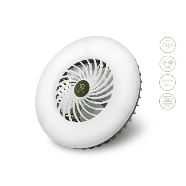 Delphin Ventix Ventilator mit Beleuchtung 4400mAh