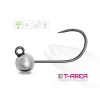 Delphin T-Area BL Tungsten Jig 4mm 0,6gr 6 Silberner Micro-Jigkopf 5 Stück