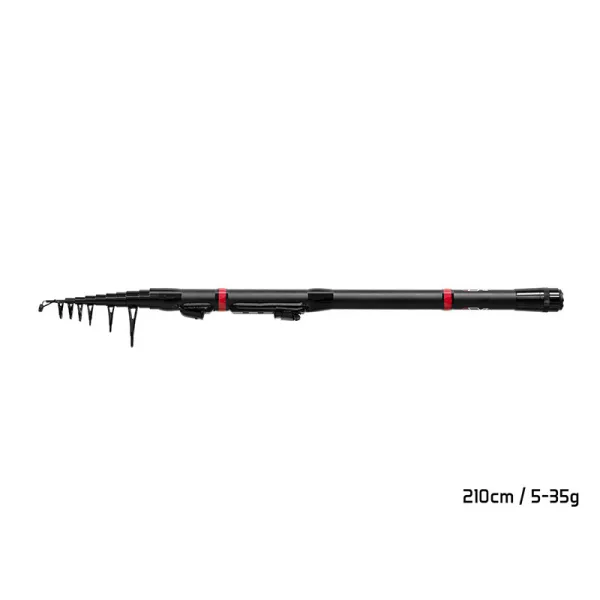 Delphin PocketRocket 2,10m 5-35gr Teleskoprute