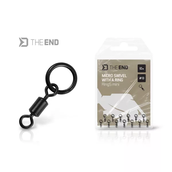 Delphin TheEnd RingS Mini 13 Mikro Wirbel mit Ring 10 Stk.