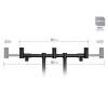 Delphin RPX ProMax BlackWay Vorderer FlexiMag Buzz Bar für 3 Ruten 30-45cm