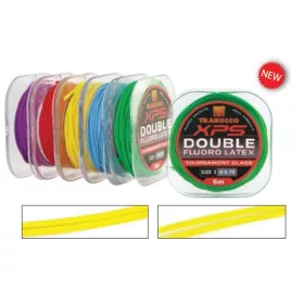   Trabucco Double Fluoro Latex 3/0,7mm 6m Massiver Kopfrutengummi