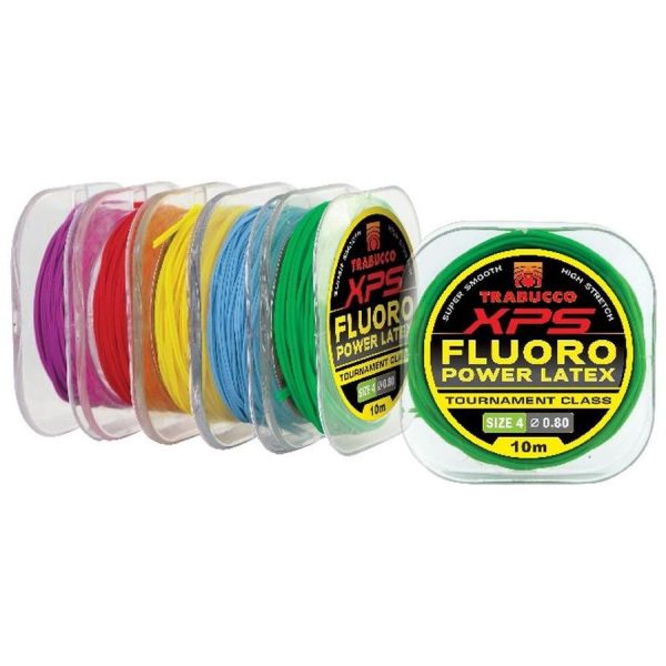 Trabucco XPS Fluoro Latex 14/1,8mm 7,5m Tömör Rakósgumi