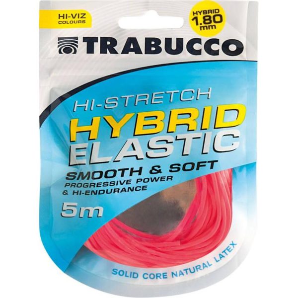 Trabucco HI-Stretch Hybrid Elastic 1,8mm Hybridgummi für Stippruten 5m