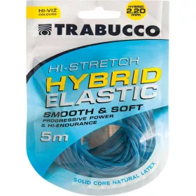   Trabucco HI-Stretch Hybrid Elastic 2,2mm Steckruten-Hybridgummi 5m