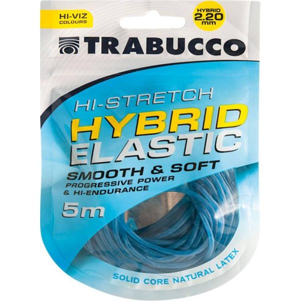 Trabucco HI-Stretch Hybrid Elastic 2,2mm Steckruten-Hybridgummi 5m