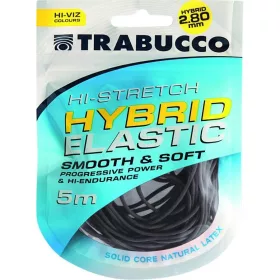   Trabucco HI-Stretch Hybrid Elastic 2,8mm Steckruten-Hybridgummi 5m