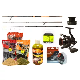   Carp Expert Silver Carp Heavy Feeder 3,60m Angelset mit Futtermittelauswahl