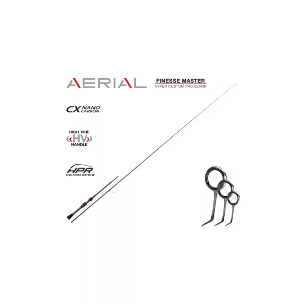 Rapture Aerial 1,98m 0,5-7gr 1+1-teilige Spinnrute