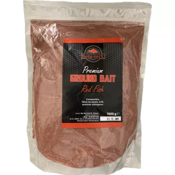 Betamix Futter Premium Red-Fish Krill Method Mix Krabben-Tintenfisch 1000gr