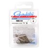 Gamakatsu Preda 13N Treble Hooks Nickel Drillingshaken mit Öse, mit Widerhaken #4