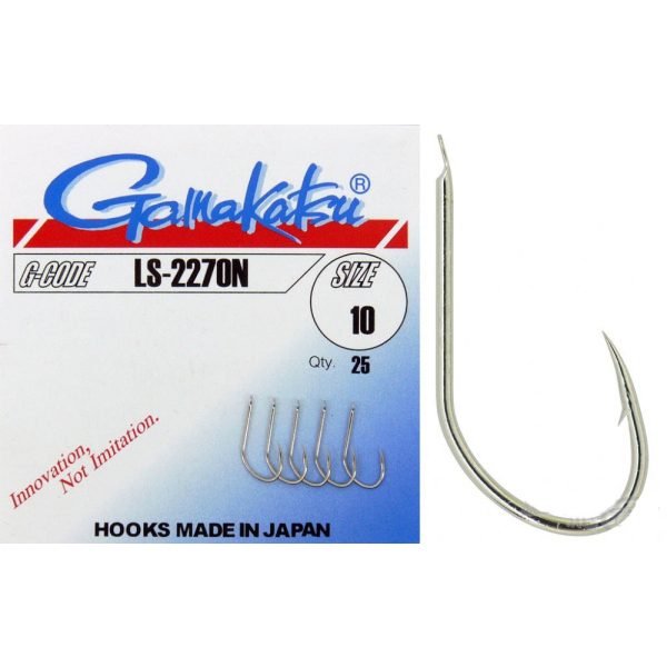 Gamakatsu LS-2260B/016 Bronze 18 25 Stk./Packung Matchhaken mit Plättchen und Widerhaken