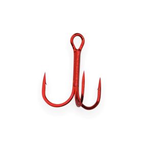   Gamakatsu Preda 13R Treble Hooks Red Dreizack-Öhrhaken, mit Widerhaken #6