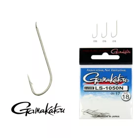   Gamakatsu LS-3510F/008 N/L Schwarz 8 15 Stück/Packung Öhrhaken mit Widerhaken Feeder Haken