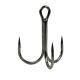 Gamakatsu Preda 18 Treble Hooks Black Drilling, mit Öhr, mit Widerhaken #2