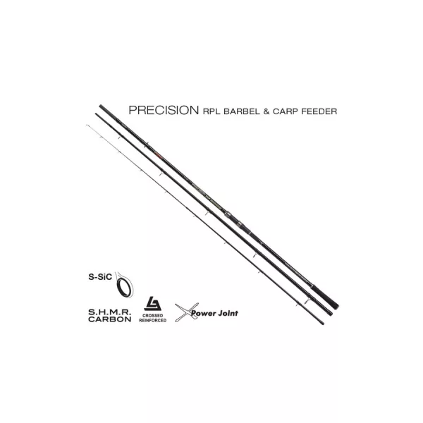 Trabucco Precision RPL Barbel & Carp 3,6m 150gr 3+2-teilige Feeder Rute