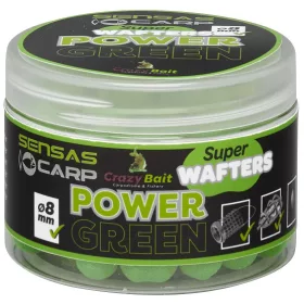 Sensas Wafters Super Power Green Knoblauch 8mm Wafters 80gr