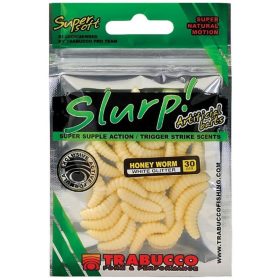   Trabucco Slurp Baithoney Worm Nat.White Natürliche Bienenlarve 30 Stück