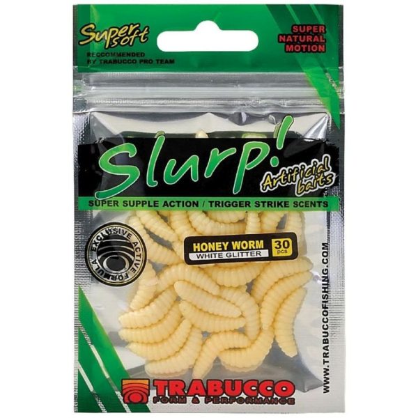 Trabucco Slurp Bait Honey Worm XL Na Künstliche Bienenlarve 25 Stück