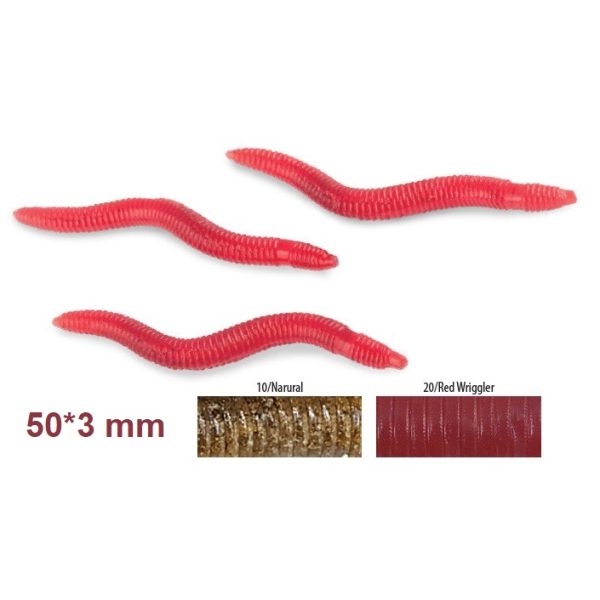 Trabucco Slurp Bait Earthworm Natural 35db Wurm-Imitation