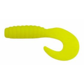  Trabucco Yummy Bait Curly Tail Gelb 4cm Plastikköder 8 Stück