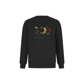 Daiwa D-VEC Crew Neck Camo Charcoal Pullover L